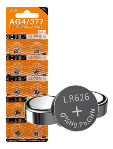 Cotchear 10 Alkaline Batteries 1.5V AG4 LR626 L626 0