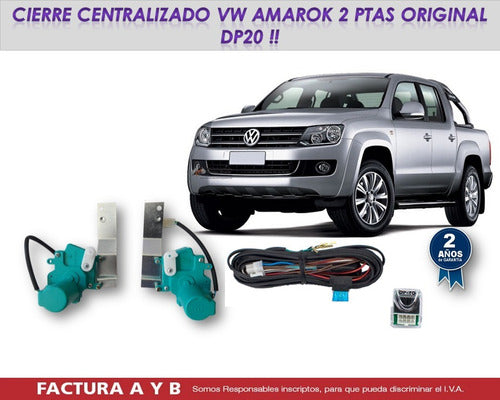 DP-20 Centralized Locking System for VW Amarok 2 Door - Original 0