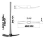 MetalurgicaCDG Pico Punta Y Pala Forjada Con Cabo 90cm Nacional Profesional 3