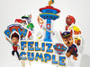 Adorno Torta Deco Feliz Cumple Paw Patrol Patrulla Canina 3