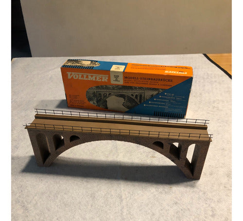 2x1 Puente Vollmer 2509.modell Steinbaubrucke. Caja Original 1