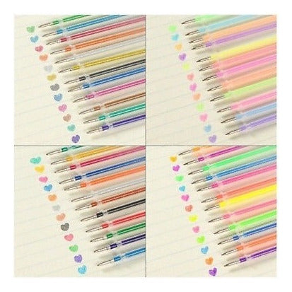 12pcs Colorful Gel Ink Pen Refills 3