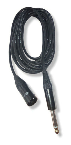 Cable De Interconexión Para Audio Xlr A 6.5mm 0