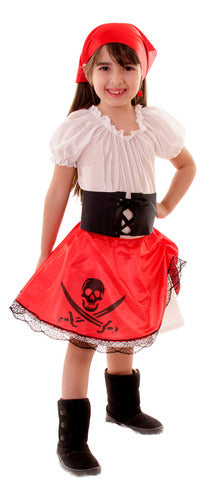 Disfraces Candela Disfraz De Pirata Nena Halloween Terror Bandana Cosplay 0