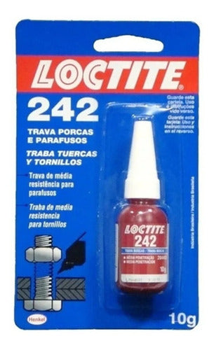 Loctite Medium Strength Threadlocker 10gr 242 0