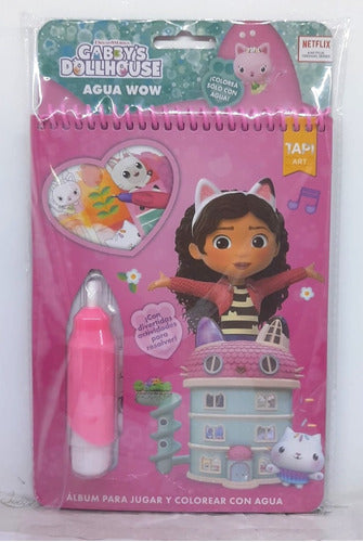 Tapimovil Gabby's Dollhouse Wow Water Coloring Book with Magic Pencil 1