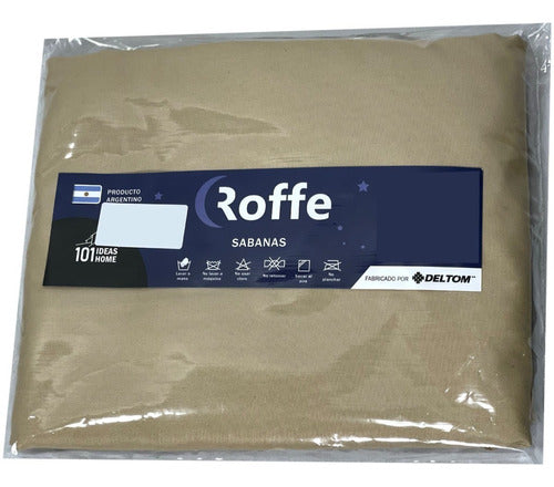 Pack of 3 Adjustable Queen Size Sheets 220 X 240 Cm - Roffe 56