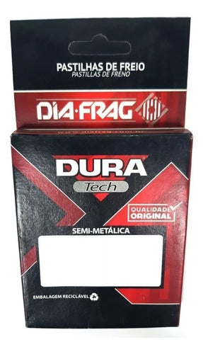 Dia-Frag Pastilla Freno Moto Dia-frag Tras Rouser 180-220 Cb 500 Mm 1