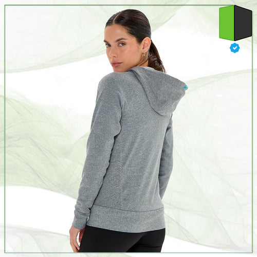 Oslo Campera Frisada Termica Deportiva Dama Running Marsala 3