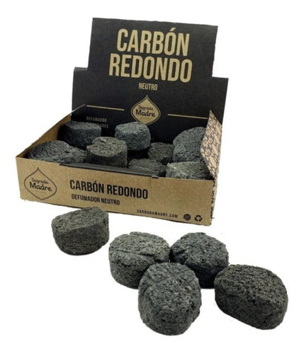 Sagrada Madre Round Vegetable Charcoal X24 Units 0