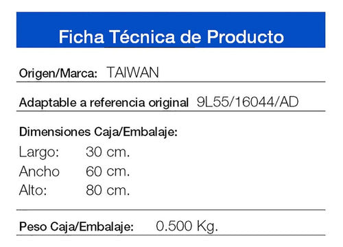 Guardaplast Ford Ranger 2009 A 2012 Delantero Derecho 1