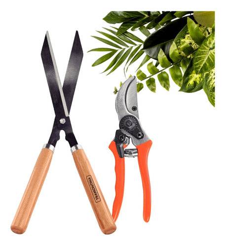 Tramontina Gardening Hedge and Branch Pruning Scissors Kit 0