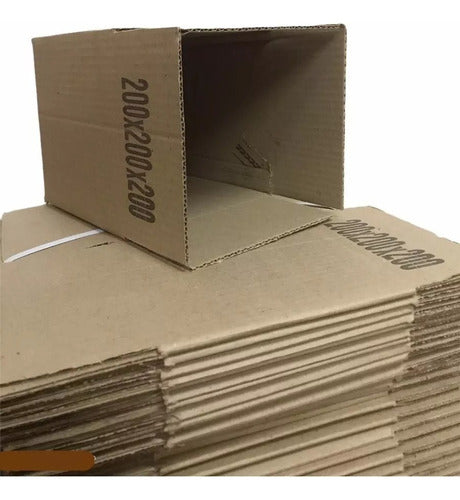 Set of 25 Corrugated Cardboard Boxes 20x20x20 for Packing, Moving, and Shipping 6
