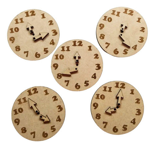 Tienda Flor Creaciones Combo Numeros Reloj Mariposa Corazon Estrella 3cm Mdf 1