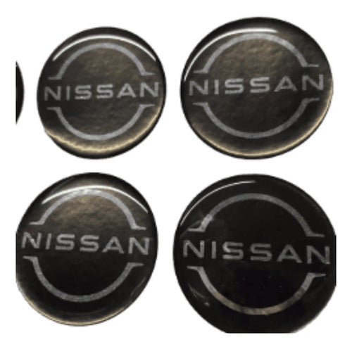 X4) Logos Stickers Calcos Nissan 55mm (5,5cm) Mangels Tvw 0