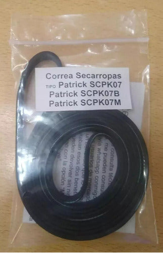 Jiali Patrick Type Belt Secarropa SCPK07 SCPK07B SCPK07M 1