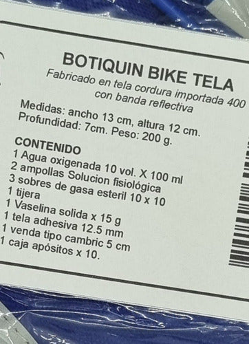 Farmabotiquin Botiquin Primeros Auxilios Ideal Bicicleta Bolso Con Cierre 1