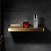 Aqualia Brushed Gold Stainless Steel Soap Dish 1