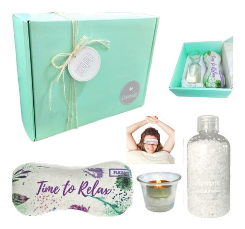 Zen Spa Jasmine Aromatherapy Relaxation Gift Box Set N63 - Experience Tranquility and Bliss - Aroma Regalo Box Zen Spa Jazmín Set Relax Kit N63 Disfrutalo