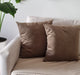 Stain-Resistant Synthetic Corduroy Pillow Cover 60 x 60 Washable 85