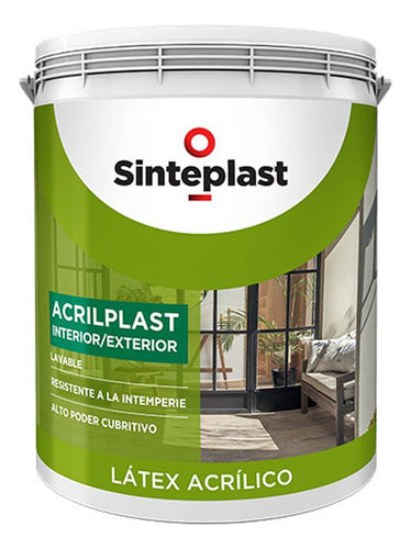 Sinteplast Acrilplast Negro Ebano 20L Int Ext 1