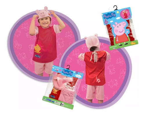 Disfraces Candela Disfraz Peppa Pig Con Mascara Licencia Oficial 1