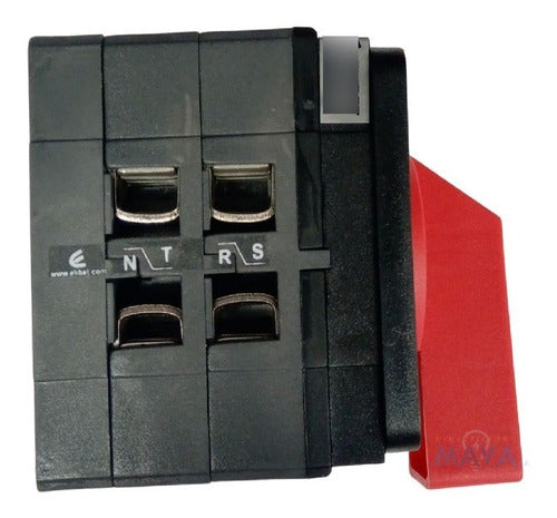 Phase Selector Switch with Neutral 63A Elibet 2