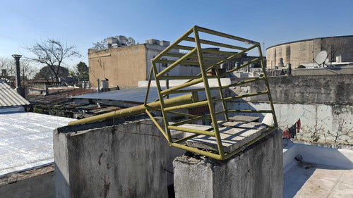 Canasta Para La Basura De Hierro 6