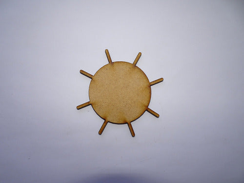 Vida Pop Figura Sol Fibrofacil 8 Cm X 10 Unidades 1