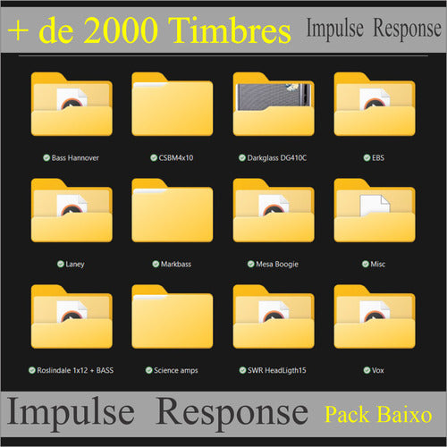 Impulse Response - 2000 Timbres De Baixo, Ampeg, Bassman, Gk 1