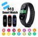 Smartwatch M8 Fitness Blood Pressure Heart Rate Waterproof 7