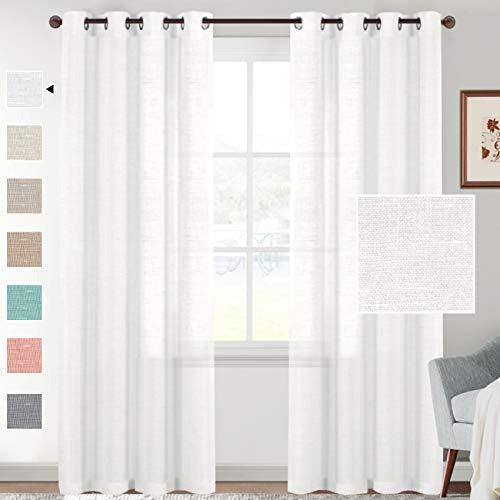 H.versailtex - Cortinas Elegantes De Mezcla De Lino, Protecc 0