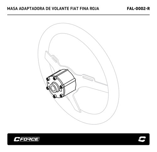 Faster Masa Adaptadora Volante Fiat Estria Fina C 2