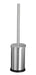 Chromed Toilet Brush Brush - Long Handle Plastic Bristles 0