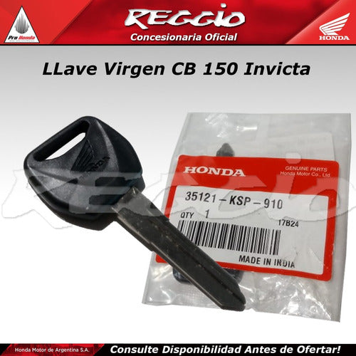 Honda Virgin Key CB 150 Invicta Original - Reggio Motos 0