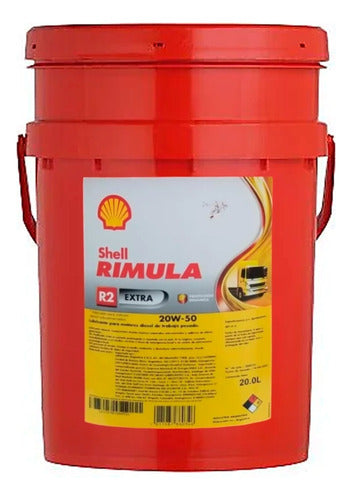 Aceite Shell Rimula R2 Extra 20w50 X 20 Litros 0