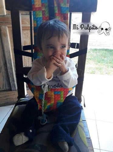 Mi Pulpito Portable Cloth High Chair for Babies 4