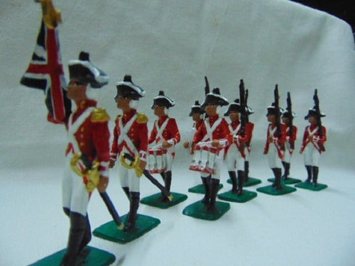 British Lead Soldiers, 18th Century Redcoats, Invasiones Inglesas 0