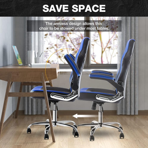 Olixis Task Office Desk Chair Con Reposabrazos Abatibles Y S 2