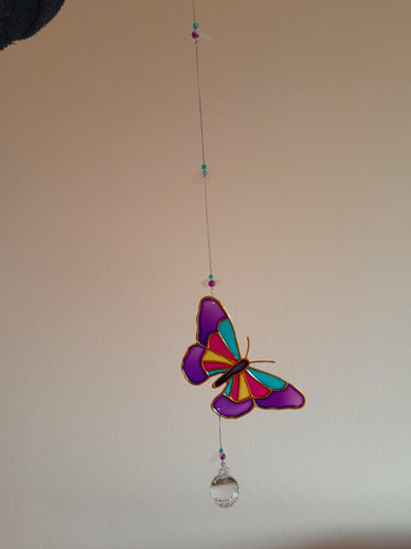 Deco AMH Atrapasol Mariposa Monarca. Cairel Esfera De Cristal 5