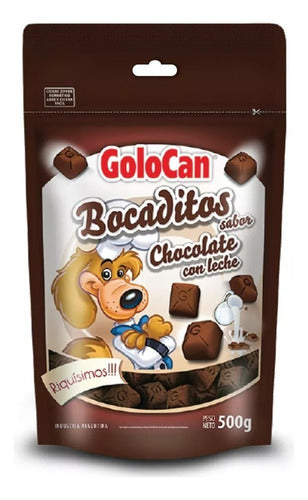 Golocan Bocaditos Finos Golocan Chocolate Golosinas Perros 500gr 0