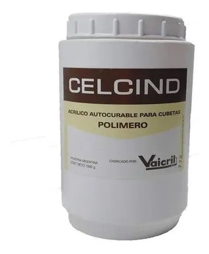 Acrilico Autocurable Cubetas Vaicril Celind 100gr Dental 0