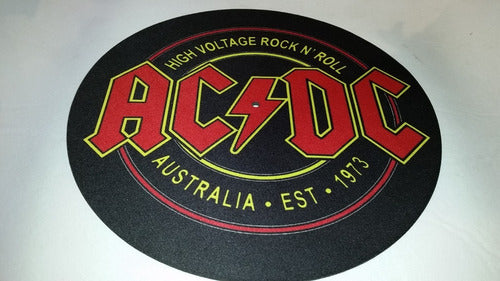 Acdc High Voltage Slipmat Paño  Bandejas Material Latex 1