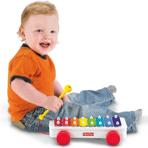 Fisher-Price Pull Along Xylophone Toy - New Dragging Toy 1