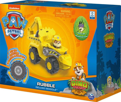 Paw Patrol Dino Rescue Rubbles Deluxe Rev Up Vehicle 6