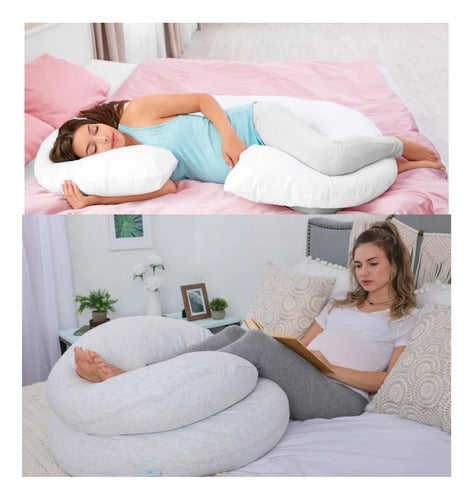Multifunction Pregnancy Pillow for Rest, Breastfeeding + Gift!!! 4