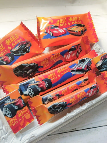 BOOM CANDY BAR Personalized Hot Wheels Candy Bar - 40 Treats 2