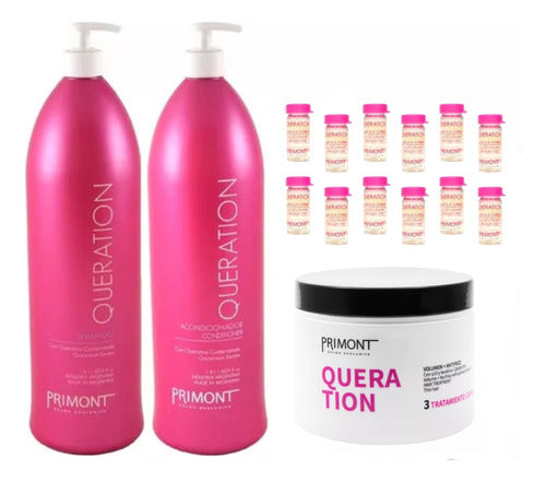 Primont Kit Queration Shampoo + Conditioner + Treatment + 12 Ampoules 0