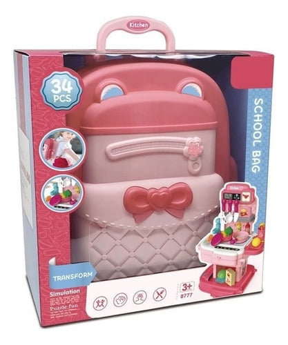 Juguete Juego Set De Cocina Mochila Funny Land 0