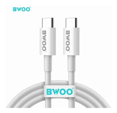 Bwoo Cable De Datos Y Carga 100W Usb-c A Usb-c - 1mt 0